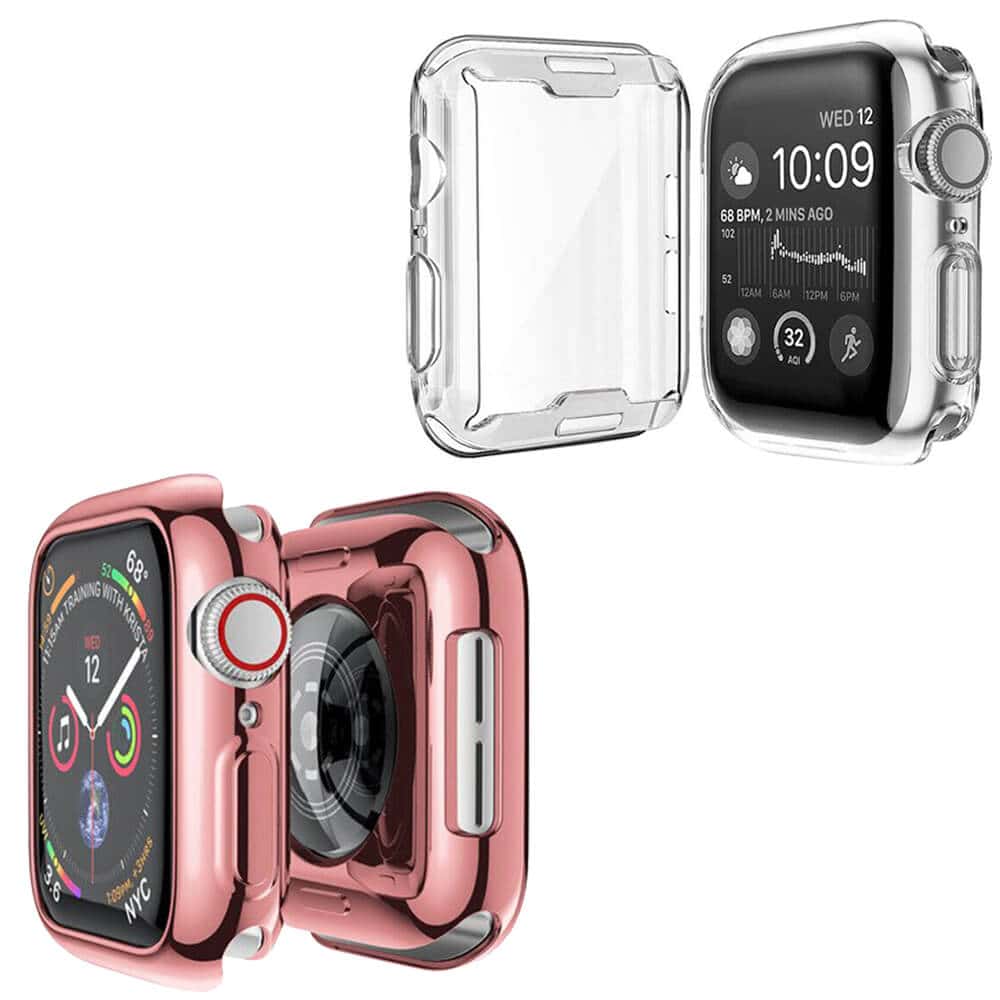For Apple Watch iWatch Soft Gel Case Full Cover Protector 38 / 40 /41 /42 /44 /45mm For Apple Watch iWatch Soft Gel Case Full Cover Protector 38 / 40 /41 /42 /44 /45mm
